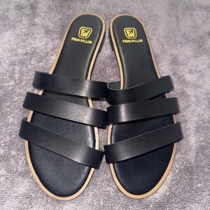 Black Women's Slide Sandals | NWOT | Size : 10 | $20
